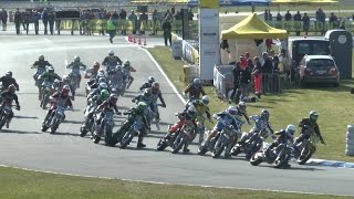 SUPERMOTO DM HARSEWINKEL  BIKE RACING GERMANY [upl. by Blunk]