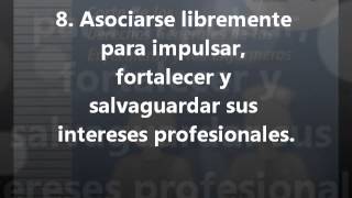 CARTA DE LOS DERECHOS DE LAS ENFERMERAS Y ENFERMEROS MENSAJE PARA SOCIAS ANCAM [upl. by Farrica]