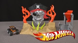 Hot Wheels Monster Jam Pirate Takedown from Mattel [upl. by Aneek]