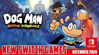 Dog Man Mission Impawsible Demo Full Gameplay  New Switch Games [upl. by Opportina292]