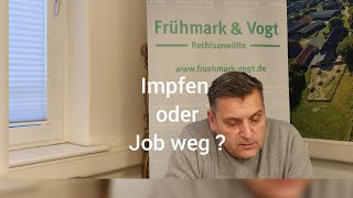 Impfen oder Job weg  Die einrichtungsbezogene Impfpflicht [upl. by Karita]