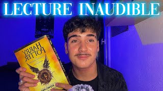 ASMR LECTURE INAUDIBLE je varie les types dinaudibles [upl. by Hoagland]