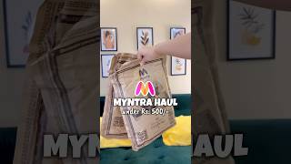 Myntra Haul under Rs 500 [upl. by Airtina]