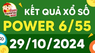 XS Vietlott hôm nay 29102024  Xổ số Power 655  XS Vietlott 655 Thứ 3 ngày 29 tháng 10 [upl. by Adnohs188]