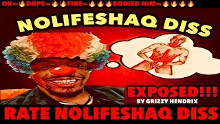 NOLIFESHAQ DISS  BY GRIZZY HENDRIX EMINEM STANS MUST LISTEN [upl. by Juta]