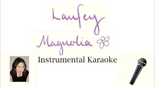 Laufey  Magnolia  Instrumental Karaoke w Lyrics [upl. by Rosemare]