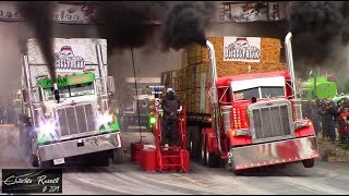 Great Lakes Big Rig Challenge 2019 Loaded Drag Racing Compilation [upl. by Elocyn]