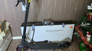 Xiaomi Mi Electric Scooter Pro 2 unboxing and assembly [upl. by Auhsoj489]