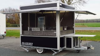 Snackbox FOOD TRAILER  smarter hochwertiger ImbissTrailer für jede Nische  multitrailerde [upl. by Guevara]