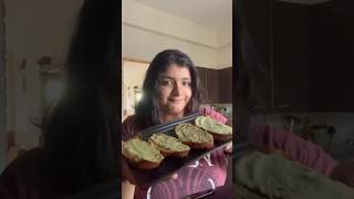 Cottage cheese mint toast 😍 baking cooking [upl. by Ashli]