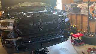 2019 Dodge Ram bumper removal [upl. by Erastus]