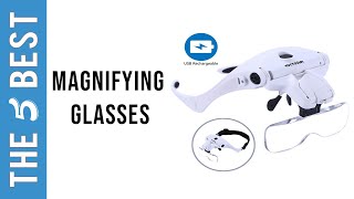 5 Best Magnifying Glasses with Light  Best Magnifying Glasses in 2021 [upl. by Llednew]