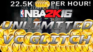 UNLIMITED VC GLITCH  EXPLOIT METHOD 225K PER HOUR AFTER PATCH NEWEST METHOD NBA 2K16 [upl. by Kalman635]