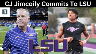 CJ Jimcoily Commits To LSU  LSU Football Recruiting News [upl. by Enneles904]