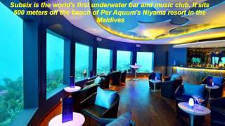 Worlds First Underwater Bar Maldives [upl. by Aromas]