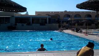 Achilleas Eurovillage beach hotel 4  Kos Greece  pool and bar [upl. by Olympias141]