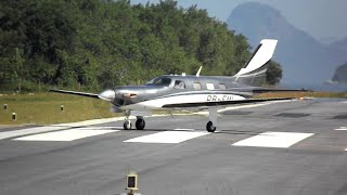 Piper M500 Pouso em Angra dos Reis RJ [upl. by Garges]