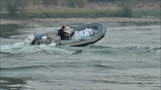 RIB Callegari 54 Rigid Inflatable Boat Outboard Johnson 70 VROwmv [upl. by Ettenwad83]