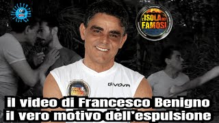 Isola dei Famosi 2024 il video di Francesco Benigno il vero motivo dell’espulsione [upl. by Melise]