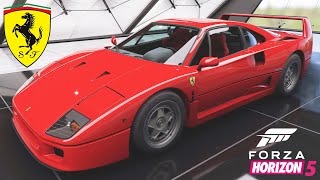 Forza Horizon 5  Ferrari F40 Customization [upl. by Lavona]