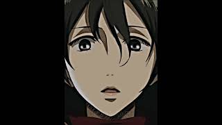 Mikasa edit anime withoutmusic mikasaackerman shorts [upl. by Ellerol]