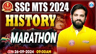 SSC MTS History Marathon  SSC MTS Marathon Classes 2024  GK GS for MTS 2024 By Naveen Sir [upl. by Kashden]