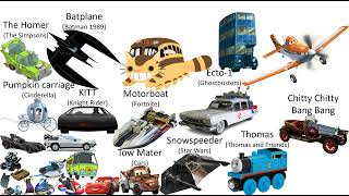 Fictional Vehicles Size Comparison [upl. by Enaud]