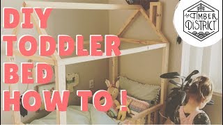 BUILD THIS  Easy and Affordable Diy toddler bed [upl. by Oatis304]