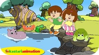 Kutahu Dunia Air kepiting kura kura kuda nil  Kastari Animation Official [upl. by Ahsemak]