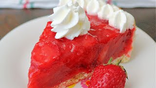 How to Make The Best Fresh Strawberry Pie Easy No Jello Strawberry Pie Filling from Scratch [upl. by Eelirrem]