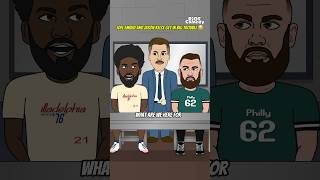 Joel Embiid and Jason Kelce Get In Big Trouble 😂 nbanews nflnews [upl. by Mirna967]