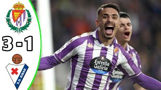 Real Valladolid vs Eibar 31 LaLiga Smartbank 2024 Breaking News [upl. by Franzoni]