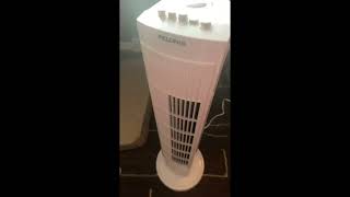 Review PELONIS 30 Inch Oscillating Tower Fan with 3 Speed Settings and Autooff Timer Standing Fan [upl. by Patrizius466]