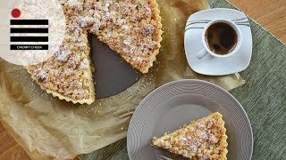 Apfelkuchen  Marzipanstreusel  Apfeltarte [upl. by Wolk]