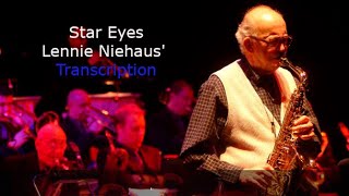 Star EyesLennie Niehaus Bb Solo Transcribed by Carles Margarit [upl. by Midge]