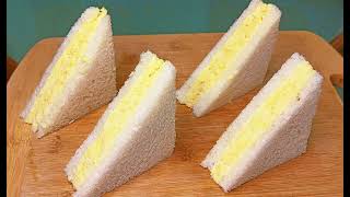 How to Make Soft and Fluffy Egg Sandwich Recipe  Egg Mayo Sandwich  Sandwich Recipe [upl. by Oakley830]