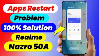 Realme Narzo 50a App Restart Problem 100  How To Solve App Restart Problem Realme Narzo 50a [upl. by Hgielyak113]