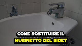 Come sostituire il rubinetto del bidet senza smontarlo [upl. by Atiluap]