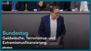 Bundestag Bekämpfung von Geldwäsche Terrorismus u Extremismusfinanzierung [upl. by Aretak]