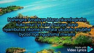 Nshingira Amabuye by Olive Umurerwa Official video Lyrics [upl. by Ehttam]