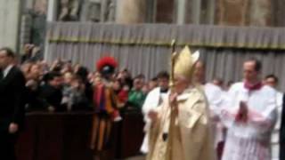 New amateur video of attack on pope [upl. by Nivlem]