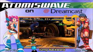 Atomiswave on Sega Dreamcast Full Game Set [upl. by Joashus]