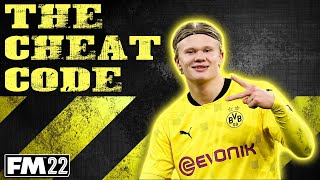 FM22  The Cheat Code  Erling Haaland  Experiment  Football Manager 2022 [upl. by Enilecram]