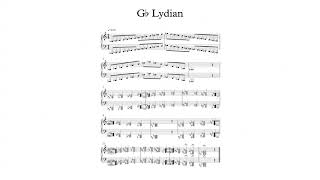 Gb Lydian Scale and Chords [upl. by Drescher]