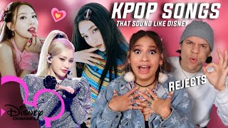 Waleska amp Efra React to kpop songs that sound like Disney Channel rejects [upl. by Nagaem]