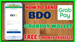 Grabpay BDO FREE CASH IN  How to link BDO bank in Grab Pay Wallet [upl. by Hairabez]