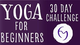 Yoga For Beginners At Home 30 Day Challenge [upl. by Kwapong]