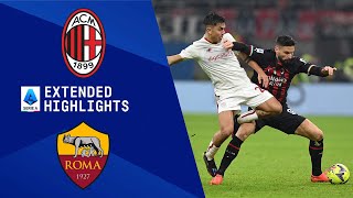 AC Milan vs Roma Extended Highlights  Serie A  CBS Sports Golazo [upl. by Ellehsor]