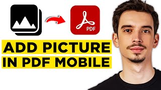 How To Add Picture in PDF Adobe Reader in Mobile 2024  Full Guide [upl. by Cornela856]