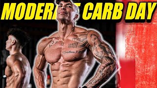 RAW 2500 CALORIE FULL DAY OF EATING  MODERATE CARB DAY  LEG WORKOUT [upl. by Elysha574]